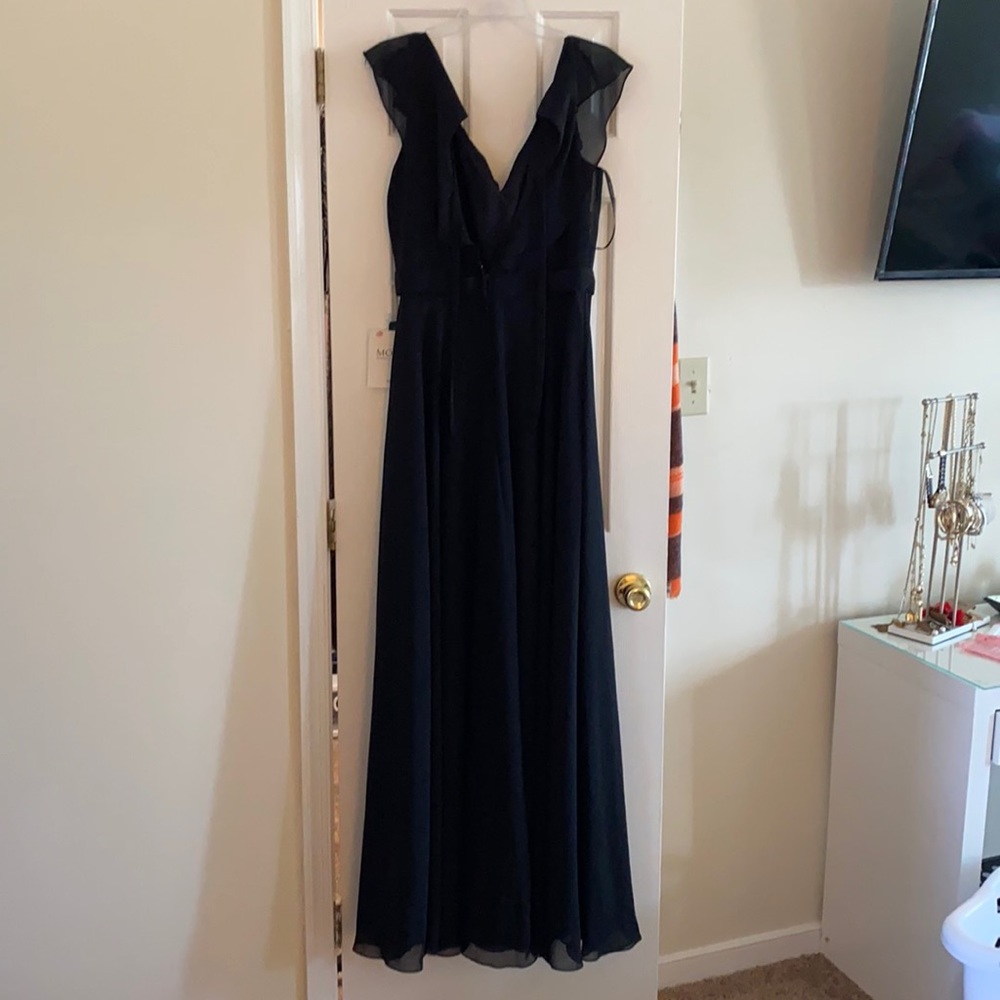 NWT Madeline Gardner black bridesmaid dress.